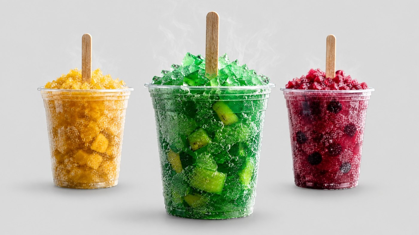 A40 — the hero thrill, three cups in gold, emerald and crimson